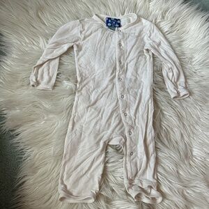white Kicky Pants romper size 3-6 months